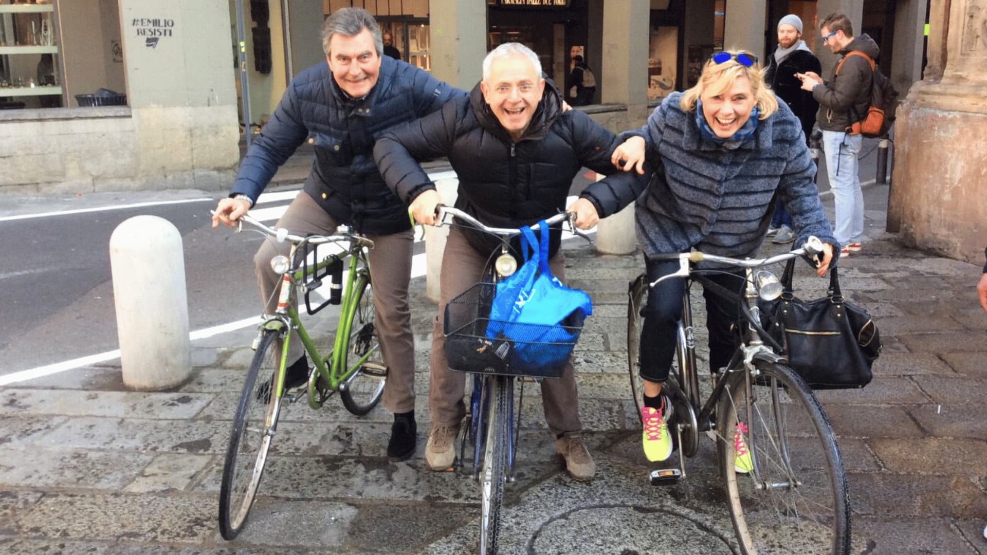 Team Building a Bologna in bici