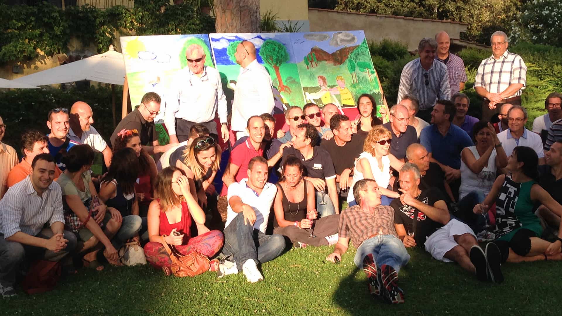Team Building foto di gruppo